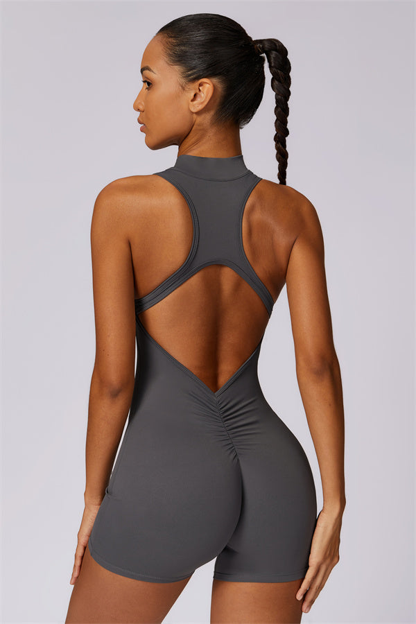 Combinaison sport femme Grise : luxe sportif et élégance urbaine