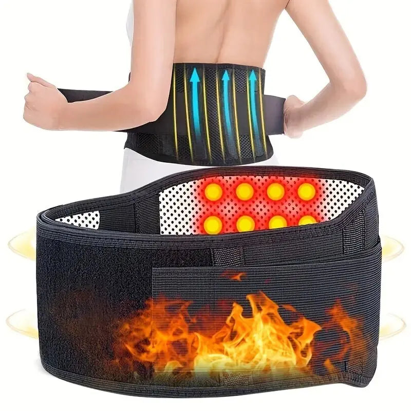 Ceinture Lombaire Chauffante Magnétique – Soulagement Durable des Douleurs du Bas du Dos